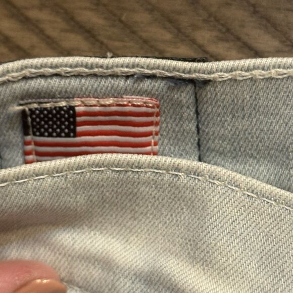 True Religion Light Blue Jeans Cora Mid Rise Straight Size 30 Women’s - Picture 14 of 14